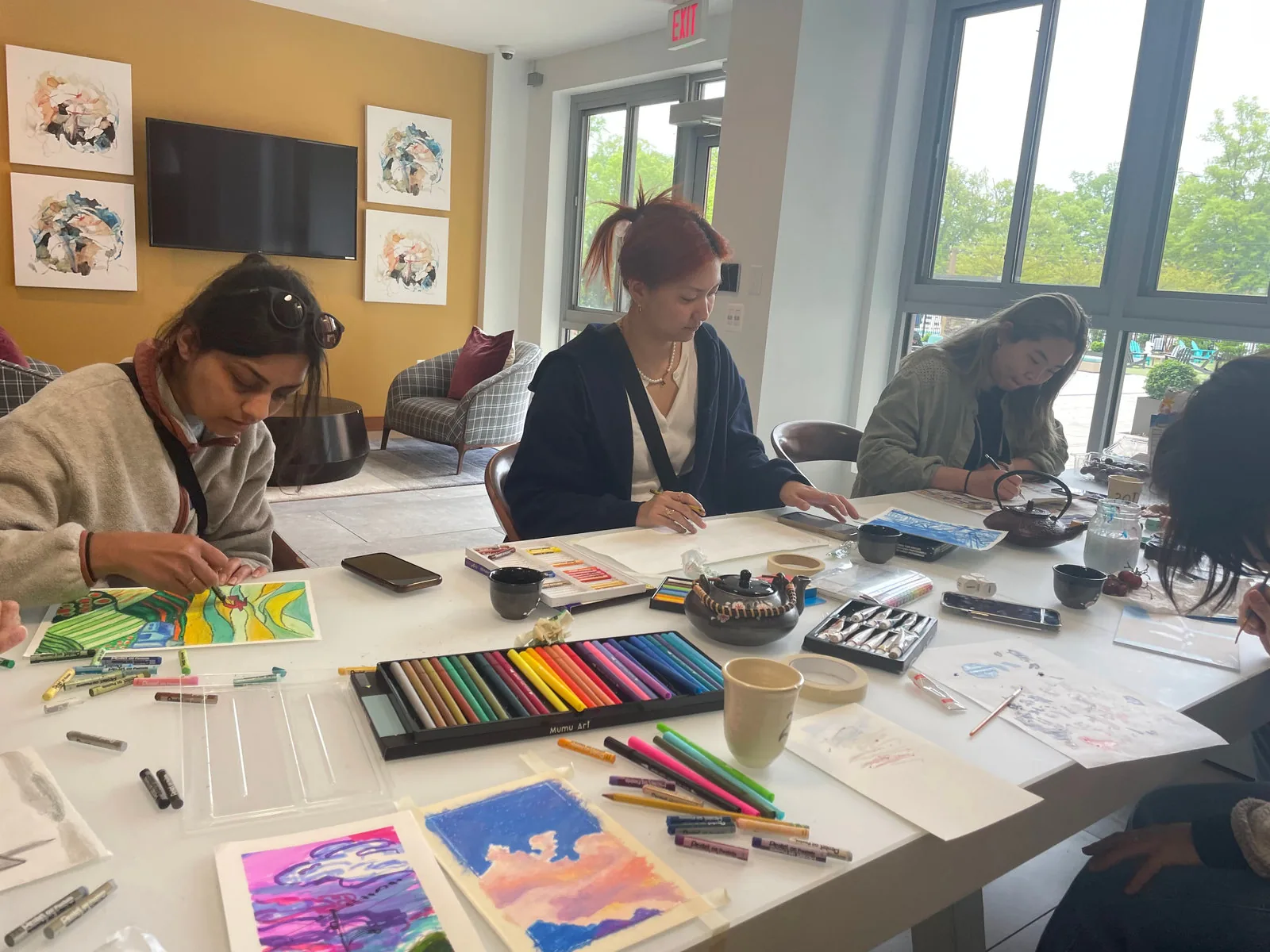 A creative workshop led by Ashley