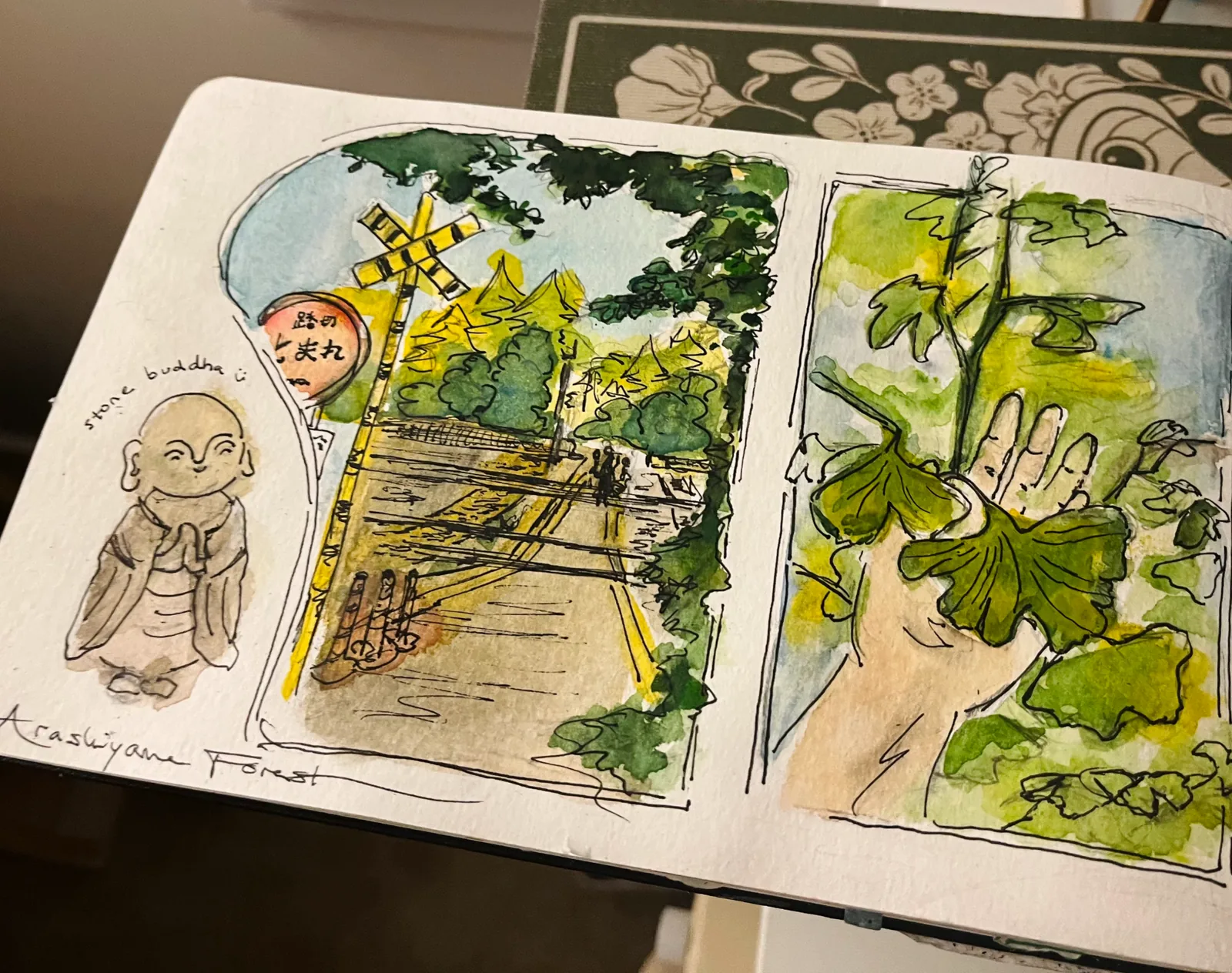 A page from Ashley's sketchbook