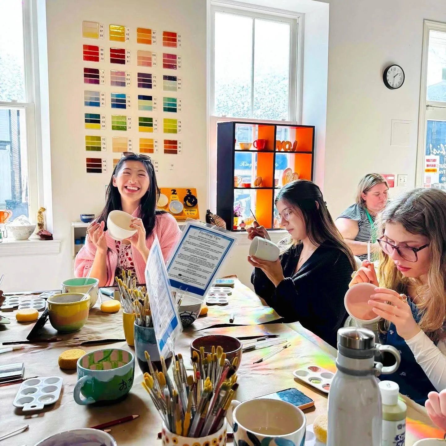 A creative workshop led by Ashley