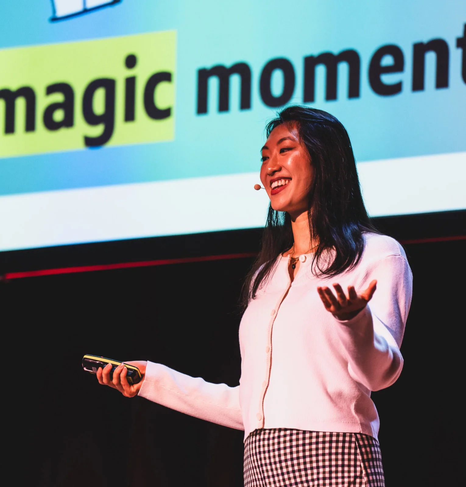 Ashley speaking at Converge 2025