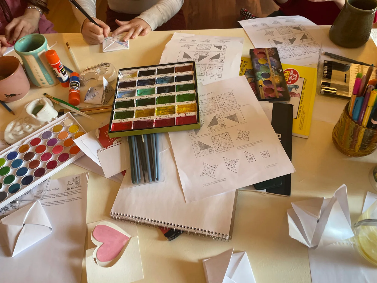 A creative workshop led by Ashley