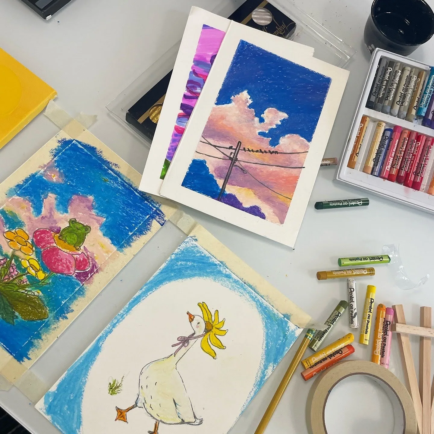 A creative workshop led by Ashley