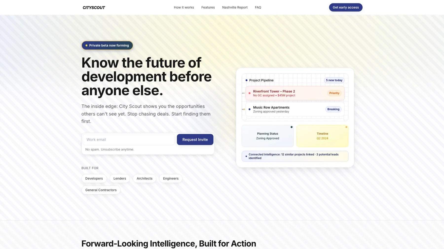 The 2025 landing page